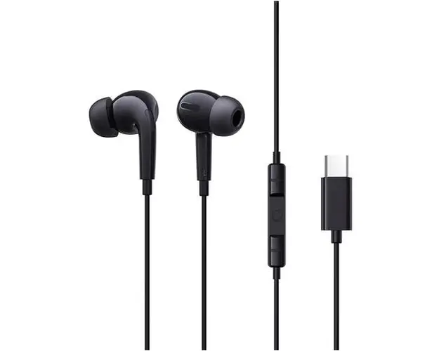 Casti Stereo Baseus Encok CZ18, USB-C, Microfon (Negru)