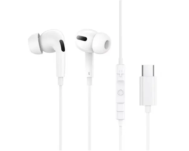 Casti Stereo Baseus Encok C18, USB-C (Alb)