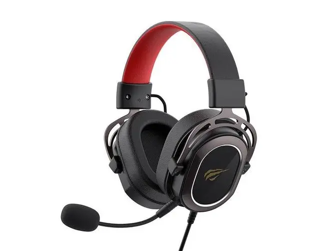 Casti Gaming Havit H2008D, Jack 3.5mm, Difuzor 50mm, Microfon detasabil (Negru)