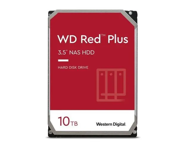HDD Western Digital Red Plus 10TB SATA-III 7200RPM 256MB