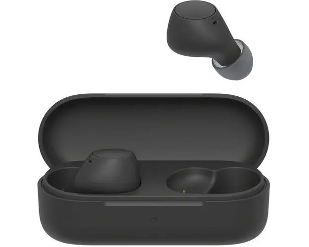 Casti True Wireless In-Ear Sony WF-C510, Bluetooth, Multipoint, ASM, Hands-free, Microfon, Control vocal, IPX4 (Negru)
