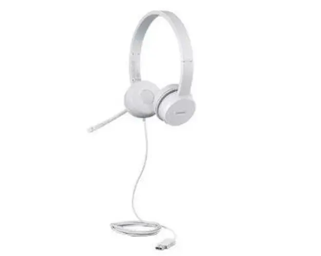 Casti Stereo Lenovo 110, Microfon (Alb)