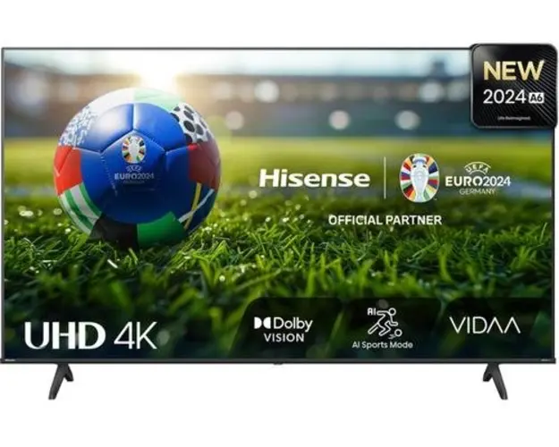 Televizor LED Hisense 109 cm (43inch) 43A6N, Ultra HD 4K, Smart TV, WiFi, CI+