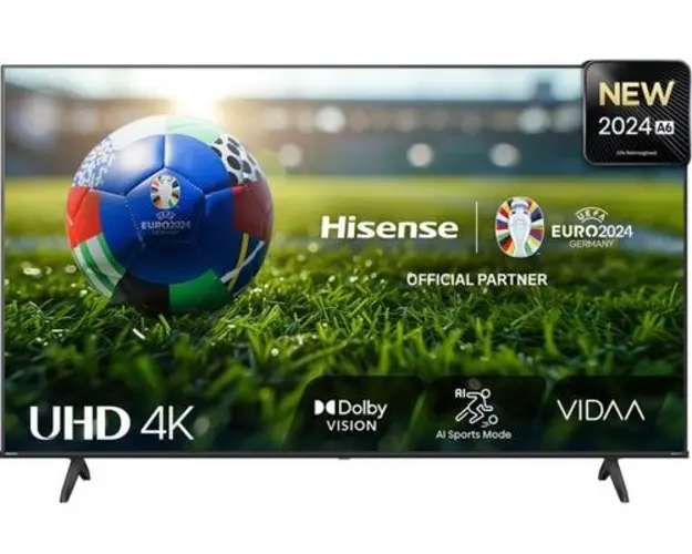 Televizor LED Hisense 165 cm (65inch) 65A6N, Ultra HD 4K, Smart TV, WiFi