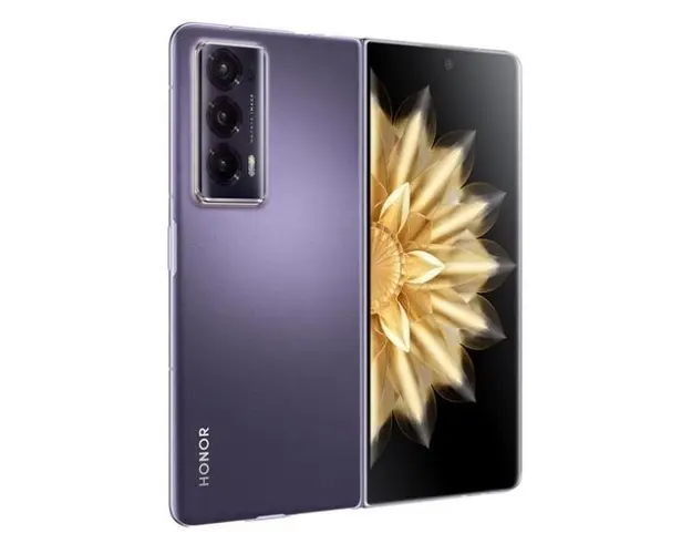 Telefon Mobil Honor Magic V2, Procesor Qualcomm SM8550-AB Snapdragon 8 Gen 2, Octa-Core, Foldable LTPO OLED 7.92inch, 16GB RAM, 512GB Flash, Camera Tripla 50 + 20 + 50 MP, 5G, Wi-Fi, Dual SIM, Android (Violet)