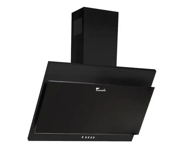 Hota Decorativa Tornado Sigma 700 (60), 1 motor, latime 60 cm, 3 viteze, absorbtie 700 m3/ora (Negru)