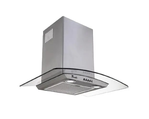 Hota tip Cupola Tornado Eva 1200 (60) LED, 1 motor Turbo, latime 60 cm, 3 viteze, absorbtie 1200 m3/ora, filtru anti-grasimi aluminiu 5 straturi (Argintiu)