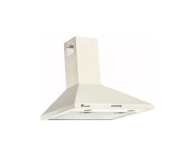 Hota tip Cupola Tornado Kent 750 (50) LED, 1 motor Turbo, latime 50 cm, 3 viteze, absorbtie 750 m3/ora, filtru anti-grasimi aluminiu 5 straturi (Bej)
