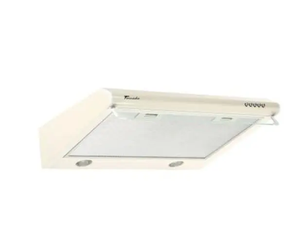 Hota traditionala Tornado Bona 20 (60) LED, 2 motoare, latime 60 cm, absorbtie 560 m3/ora, filtru anti-grasimi aluminiu 5 straturi (Bej)