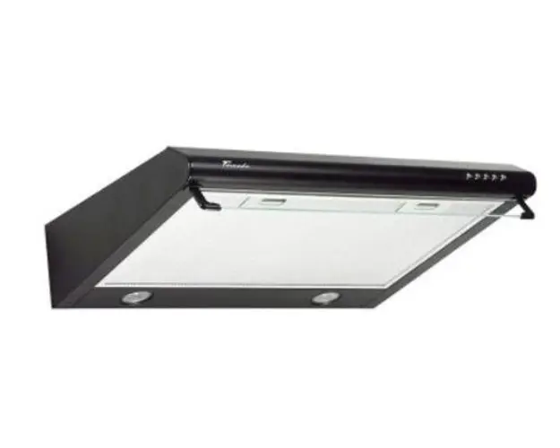 Hota traditionala Tornado Bona 20 (60) LED, 2 motoare, latime 60 cm, absorbtie 560 m3/ora, filtru anti-grasimi aluminiu 5 straturi (Negru)