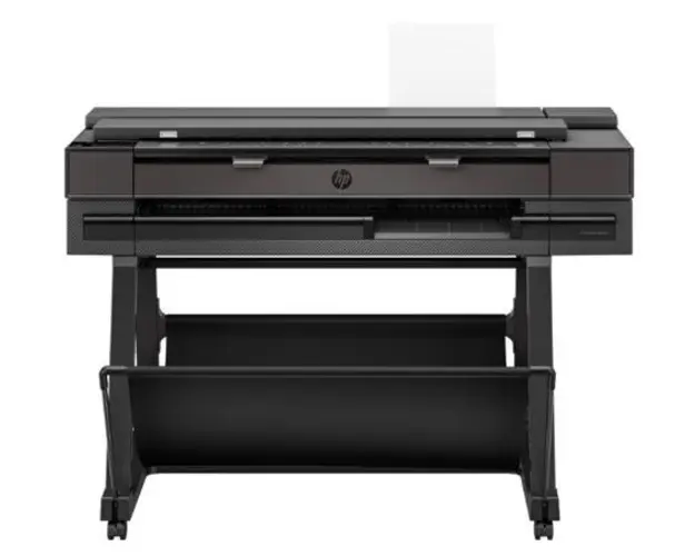 Plotter HP DesignJet T850 2Y9H2A, 36inch, 2400 x 1200 dpi, A0, USB, Retea, Wireless (Negru)