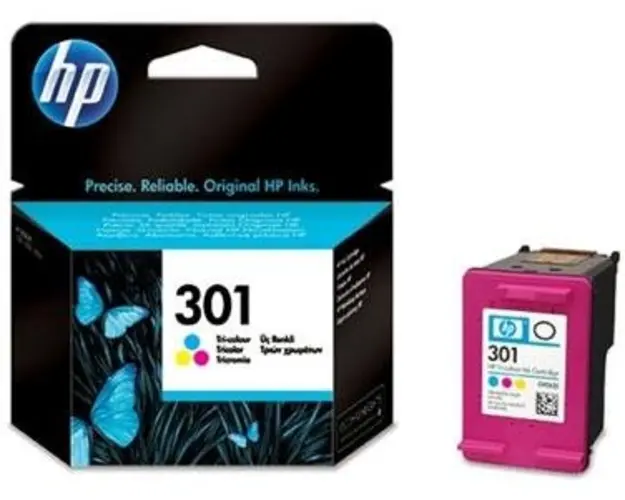 Cartus cerneala HP 301, acoperire 165 pagini (Color)