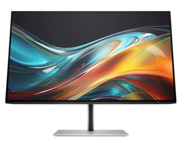Monitor IPS LED HP 23.8inch 724pf, Full HD (1920 x 1080), HDMI, DisplayPort, 100 Hz, 5 ms (Argintiu)