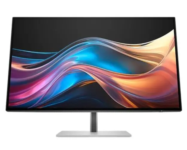 Monitor IPS LED HP 27inch 727pq, QHD (2560 x 1440), HDMI, DisplayPort, Pivot (Argintiu)