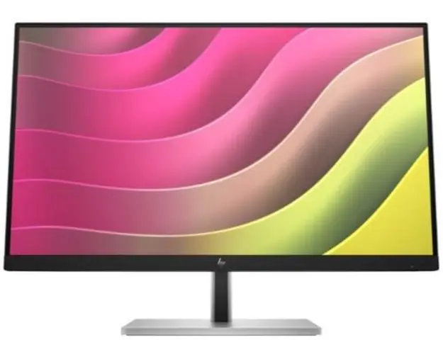 Monitor IPS LED HP 23.8inch E24t G5, Full HD (1920 x 1080), HDMI, DisplayPort, Touchscreen, Pivot (Negru/Argintiu)