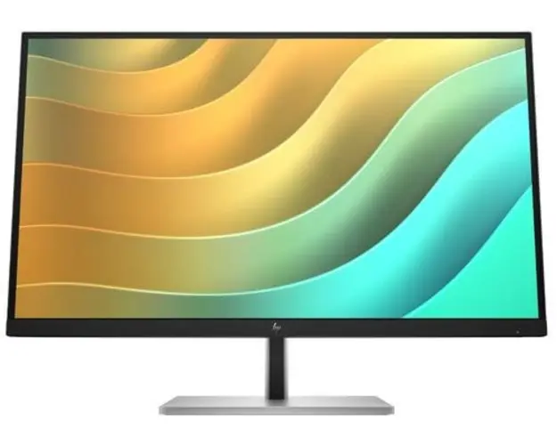 Monitor IPS LED HP 27inch E27u G5, QHD (2560x1440), HDMI, DisplayPort, Pivot (Negru/Argintiu)
