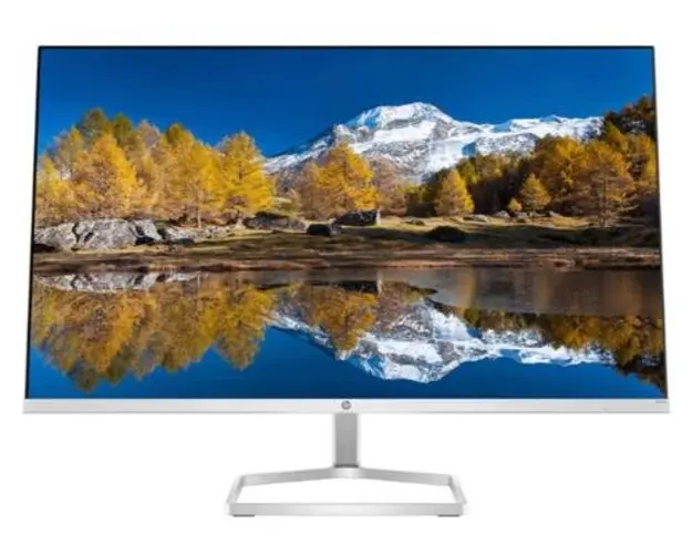 Monitor IPS LED HP 27inch M27fq, QHD (2560 x 1440), HDMI, DisplayPort, AMD FreeSync, 75 Hz, 5 ms (Negru/Argintiu)