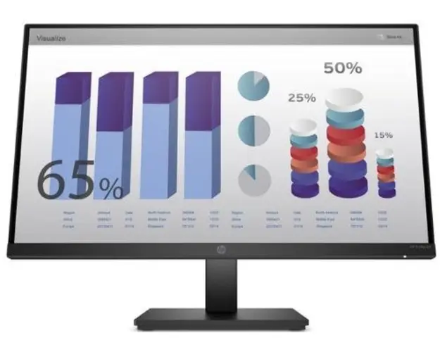 Monitor IPS LED HP 23.8inch P24q G4, WQHD (3560x1440), VGA, HDMI, Pivot (Negru)