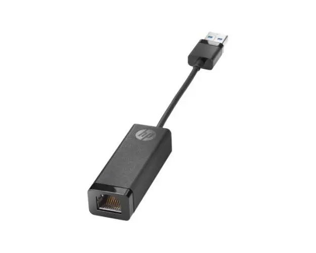 Adaptor HP 4Z7Z7AA G2, USB 3.0 la RJ45 10/100/1000 Mbps, Lungime 80 mm (Negru)