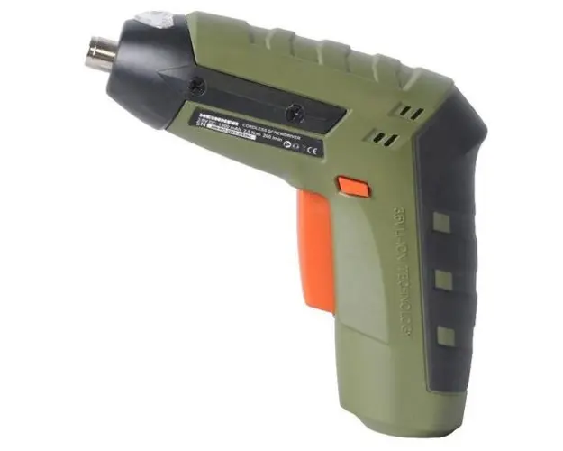 Surubelnita cu acumulator Heinner ASA020, 3.6 V, 180 RPM, 2.5 Nm, 1300 mAh, Cablu USB (Negru/Verde)