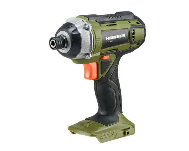 Masina de gaurit si insurubat cu impact Heinner OnePower HR-LMGA003, Acumulator, 18 V, 2200 RPM, Fara acumulator/incarcator (Negru/Verde)