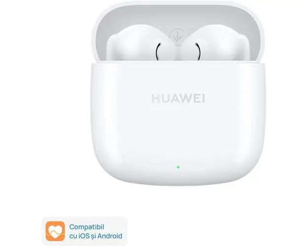 Casti True Wireless Huawei FreeBuds SE 2, Bluetooth, Waterproof IP54 (Alb)