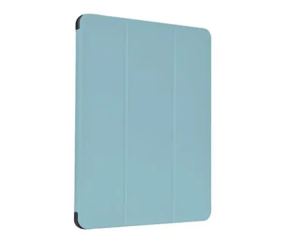 Husa Book Cover Devia DVHLCIM6LG pentru Apple iPad Mini 6 (2021), Piele, Slot stylus (Verde deschis)