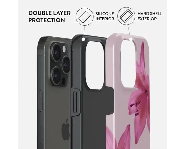 Husa Burga Dual Layer Fragile Beauty iPhone 15 Pro