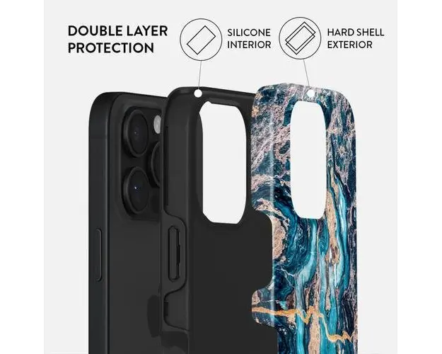 Husa Dual Layer Mystic River Burga pentru iPhone 16 Pro, Multicolor