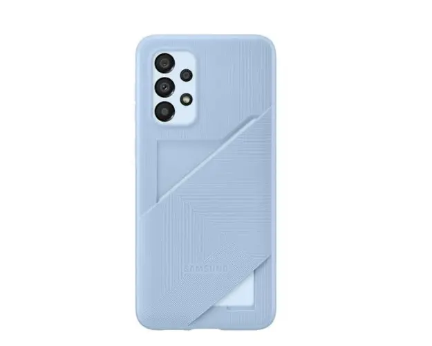 Husa Protectie Spate Samsung cu Card Slot EF-OA336TLEGWW, pentru Samsung Galaxy A33 5G (Albastru)