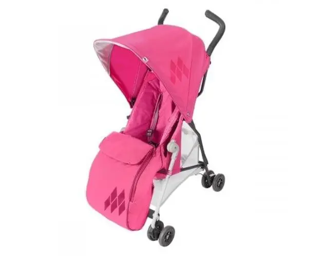 Husa de picioare carucior Maclaren Mark II Carmine Rose
