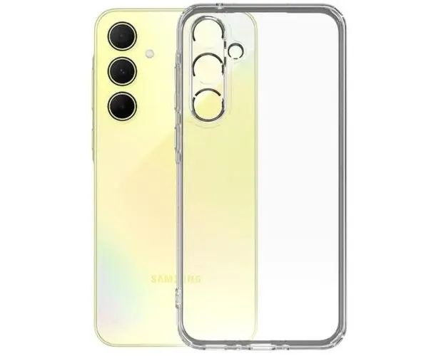 Husa Lemontti Silicon Samsung Galaxy A35, Transparent