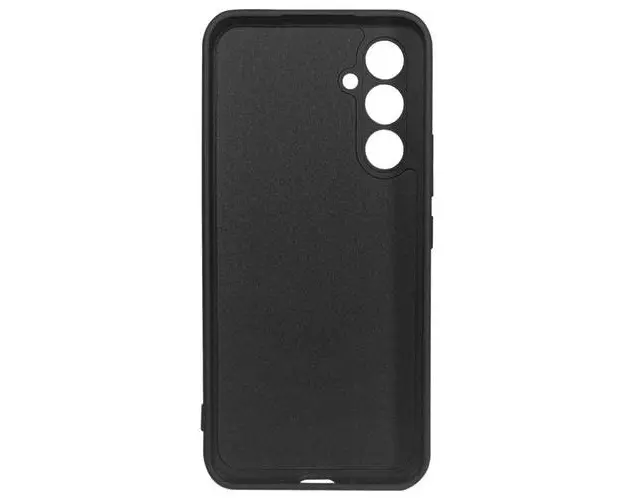 Husa Lemontti Silicon Soft Slim Samsung Galaxy A54 5G, material mat si fin, captusit cu microfibra, Negru