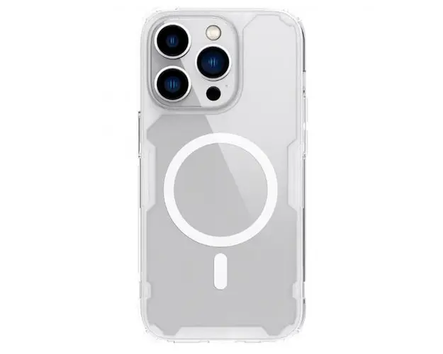 Husa MagSafe pentru Apple iPhone 16, Nillkin, Nature Pro, Transparenta