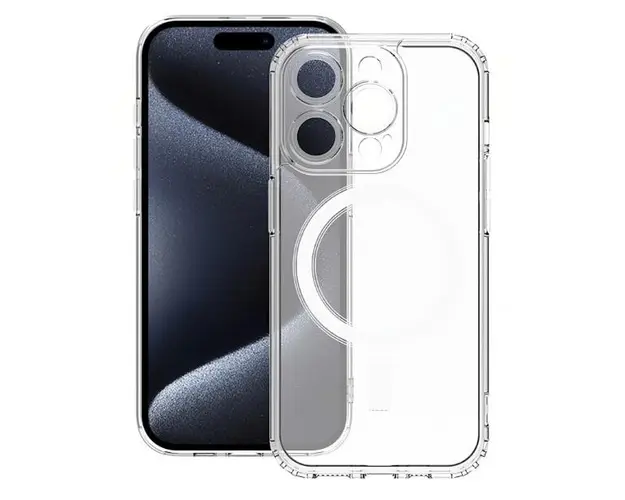 Husa MagSafe pentru Samsung Galaxy S24+ S926, Vmax, Transparenta