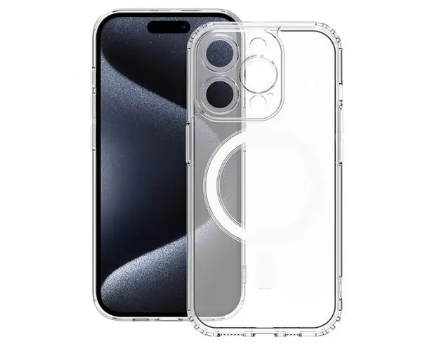 Husa MagSafe pentru Samsung Galaxy S24 S921, Vmax, Transparenta
