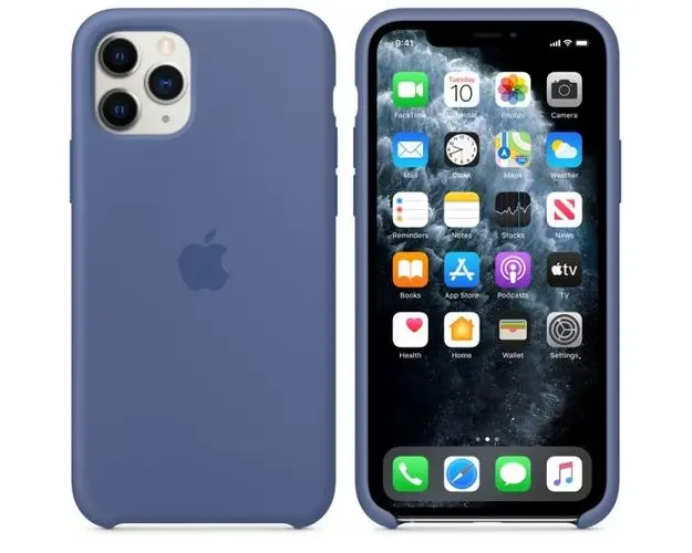 Husa pentru Apple iPhone 11 Pro Max, MY122ZE/A, Albastra