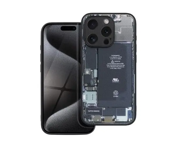 Husa pentru Apple iPhone 13, OEM, Tech Design 2, Neagra