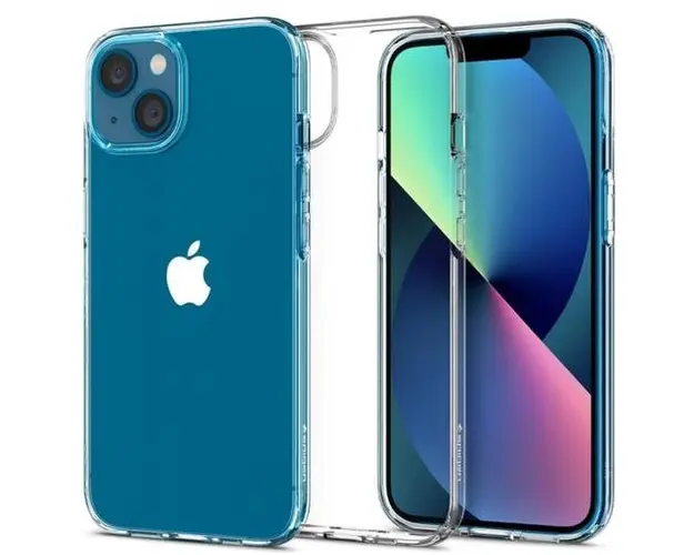 Husa pentru Apple iPhone 13, Spigen, Liquid Crystal, Transparenta