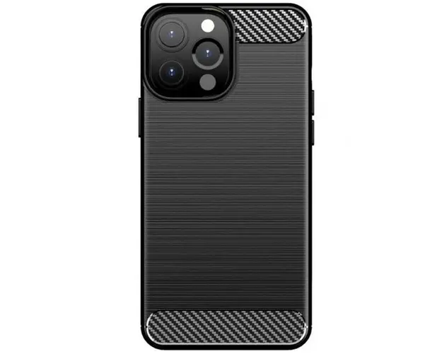 Husa Protectie Spate Forcell 5903396164880 pentru Apple iPhone 14 Pro, Carbon (Negru)
