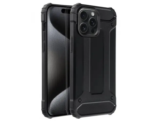 Husa pentru Apple iPhone 15 Pro Max, OEM, Armor, Neagra