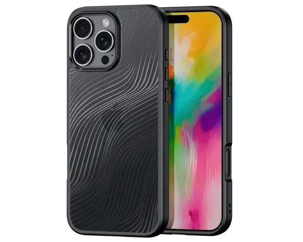 Husa pentru Apple iPhone 16 Pro Max, DUX DUCIS, Aimo, Neagra
