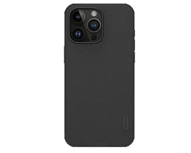 Husa pentru Apple iPhone 16 Pro, Nillkin, Super Frosted Shield Pro, Neagra