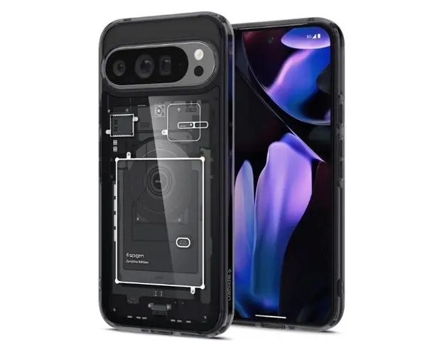 Husa pentru Google Pixel 9 Pro XL, Spigen, Ultra Hybrid Zero One, Neagra