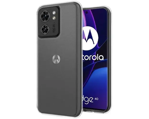 Husa Protectie Spate pentru Motorola Edge 40, OEM, 2mm, Transparenta