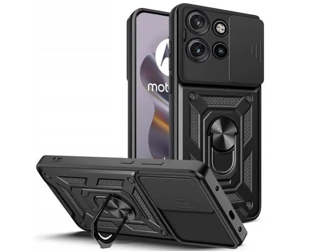 Husa pentru Motorola Edge 50 Neo, Tech-Protect, CamShield Pro, Neagra