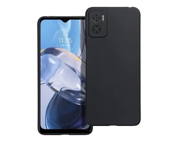 Husa pentru Motorola Moto E22i / E22, OEM, Matt, Neagra