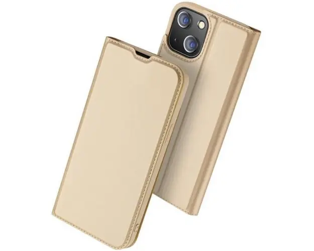 Husa Book Cover Dux Ducis Skin Pro pentru Motorola Moto G50 5G (Auriu)