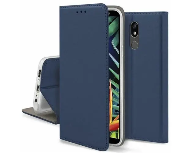 Husa pentru Oppo A60, OEM, Smart Magnet, Bleumarin