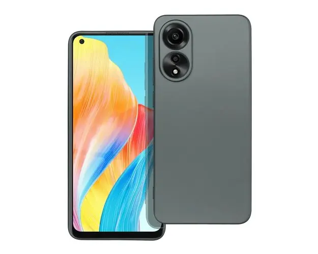 Husa pentru Oppo A78 4G, OEM, Metallic, Gri